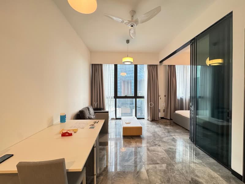 Midtown Bay, 122 Beach Road, Beach Road / Bugis / Rochor, 1 Bedroom, 463 sqft, Condominium For Rent, by Bryan Koh, 60109515 - Living Room - PropertyGuru.com.sg
