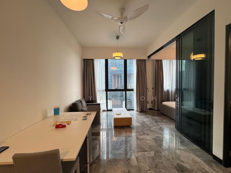 Midtown Bay, 122 Beach Road, Beach Road / Bugis / Rochor, 1 Bedroom, 463 sqft, Condominium For Rent, by Bryan Koh, 60109515 - Living Room - PropertyGuru.com.sg