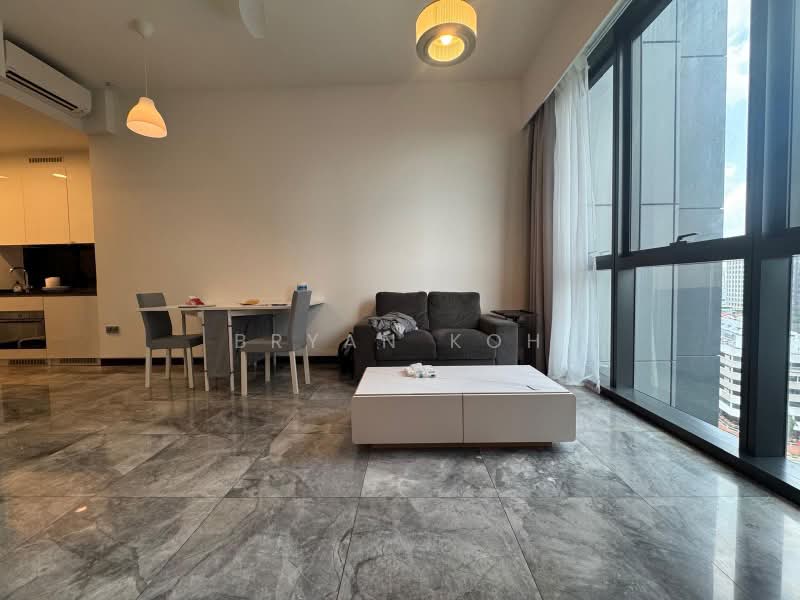 Midtown Bay, 122 Beach Road, Beach Road / Bugis / Rochor, 1 Bedroom, 463 sqft, Condominium For Rent, by Bryan Koh, 60109515 - Living Room - PropertyGuru.com.sg