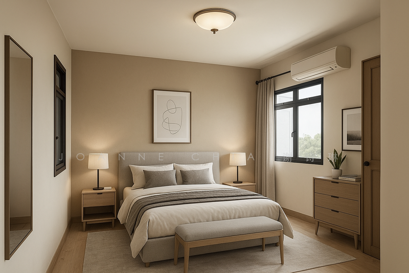 ID mock up master bedroom 