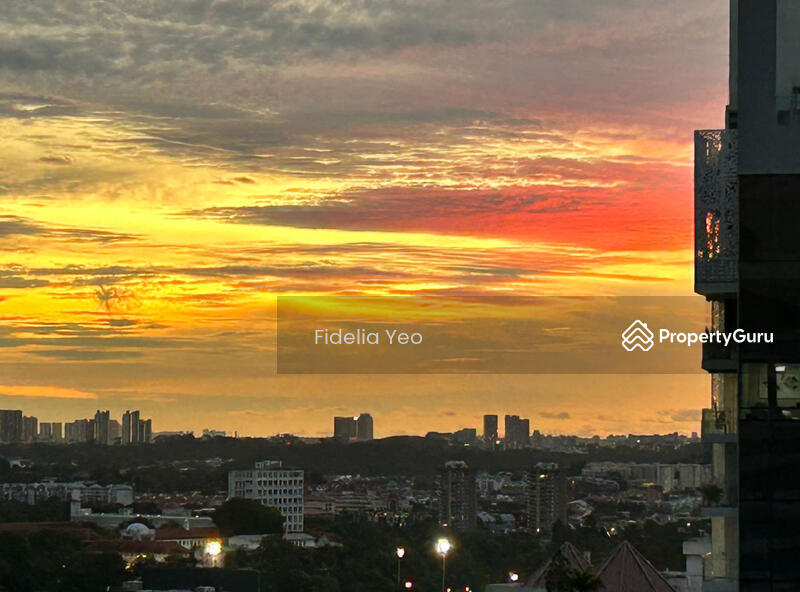 View of the sunset