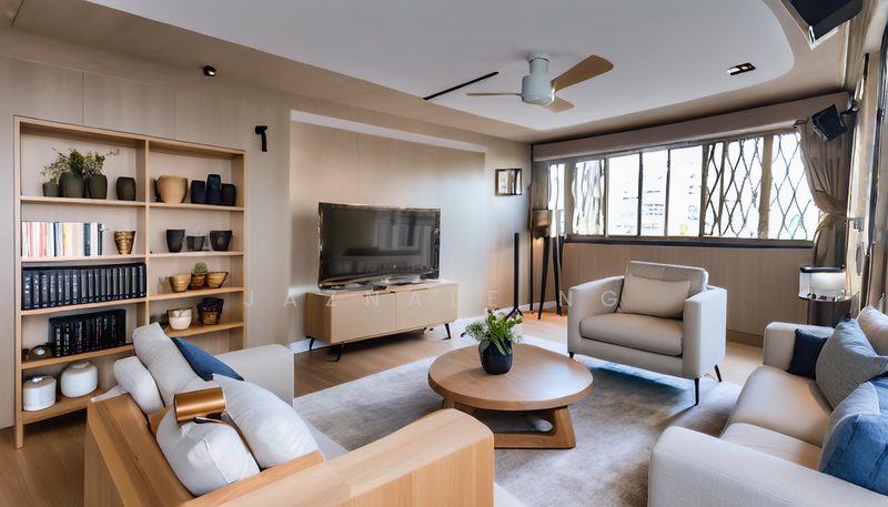 Living Room (virtual staging) 