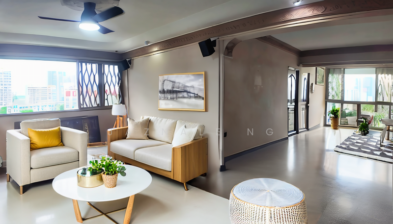 Living Area  (virtual staging) 