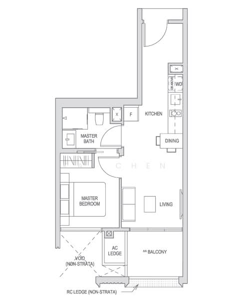 Mayfair Modern, 6 Rifle Range Road, 1 Bedroom, 517 sqft, Condominium For Sale, by Kai Chen, 60112034 - PropertyGuru.com.sg