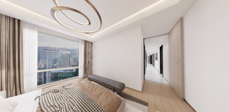 Master Bedroom AI enhanced