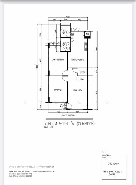 For Sale 437 Tampines Street 43