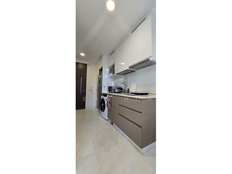 Tropika East, 3 Foo Kim Lin Road, 1 Bedroom, 431 sqft, Condominium For Rent, by Leon Hon, 60116348 - Kitchen - PropertyGuru.com.sg