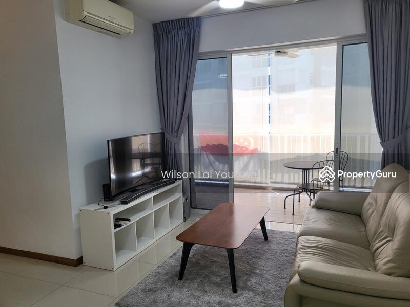Living Area & Balcony