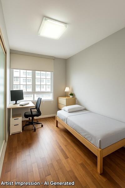 272D Sengkang Central HDB Flat For Sale at S$ 838,000 | PropertyGuru Singapore - Study (Artist Impression)