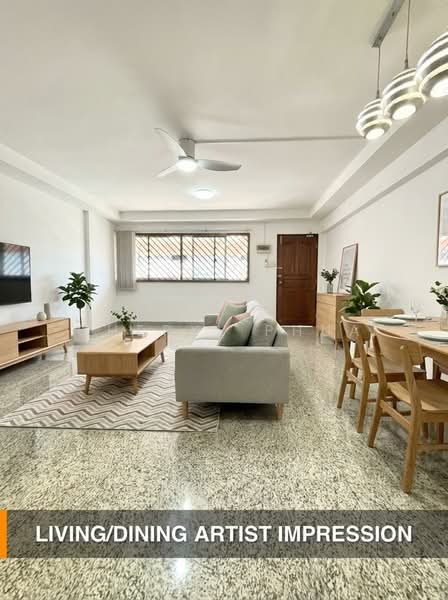 409 Yishun Ring Road HDB Flat For Sale at S$ 558,000 | PropertyGuru Singapore - Living Room