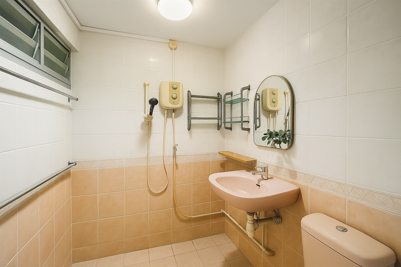Toilet 1 with shower