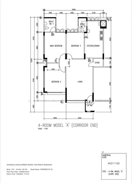 For Sale 274 Tampines Street 22