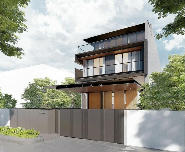For Sale - Brand New Semi-D, 4 levels with Lift & swimming Pool, 6 bedrooms all ensuite