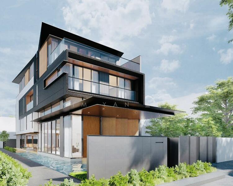 For Sale - Brand New Semi-D, 4 levels with Lift & swimming Pool, 6 bedrooms all ensuite