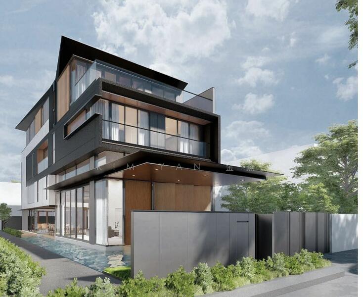 For Sale - Brand New Semi-D, 4 levels with Lift & swimming Pool, 6 bedrooms all ensuite