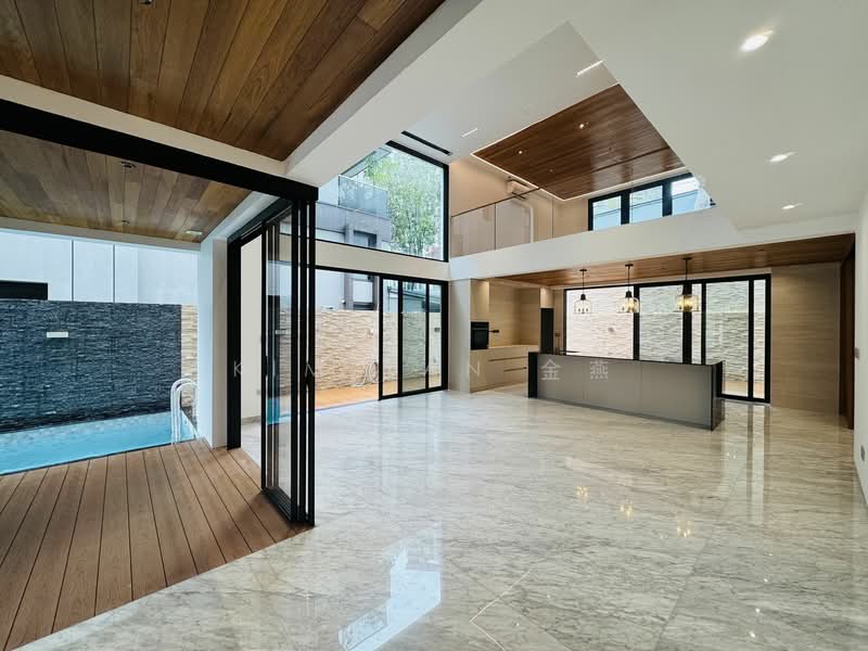 For Sale - Brand New Semi-D, 4 levels with Lift & swimming Pool, 6 bedrooms all ensuite