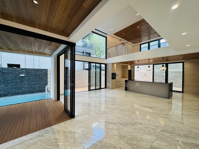 For Sale - Brand New Semi-D, 4 levels with Lift & swimming Pool, 6 bedrooms all ensuite