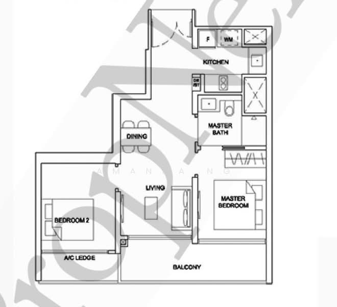 Stirling Residences, 25 Stirling Road, 2 Bedrooms, 657 sqft, Condominium For Sale, by Amanda Ng, 60119008 - PropertyGuru.com.sg