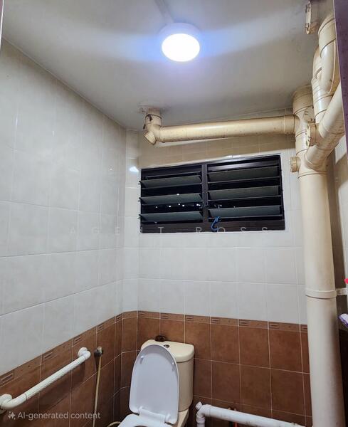 Upgraded Kitchen Toilet 