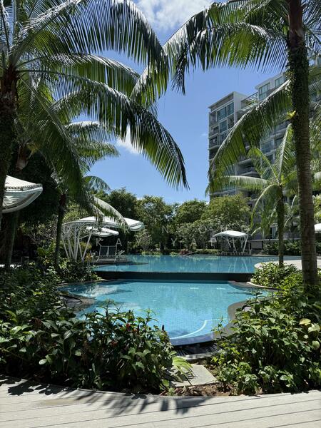 Swimming pool #2 with jacuzzi 