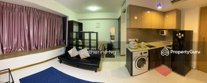 Open concept living cum dining 
