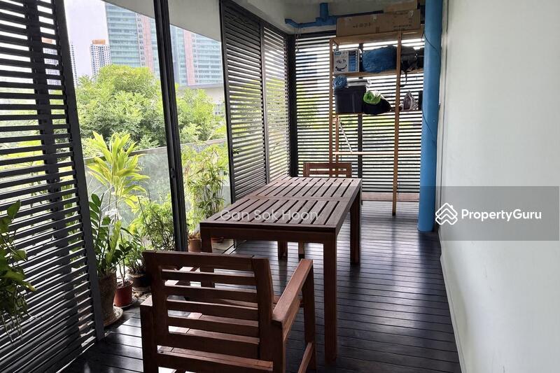 Spacious balcony
