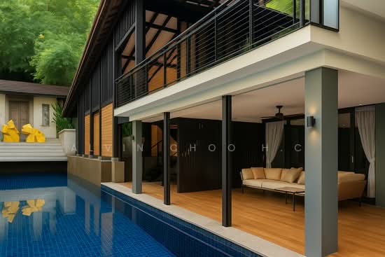 🔥 CHEAP Rare Luxurious 4 Storey Balinese-style Detached Bungalow Home at Sentosa Cove