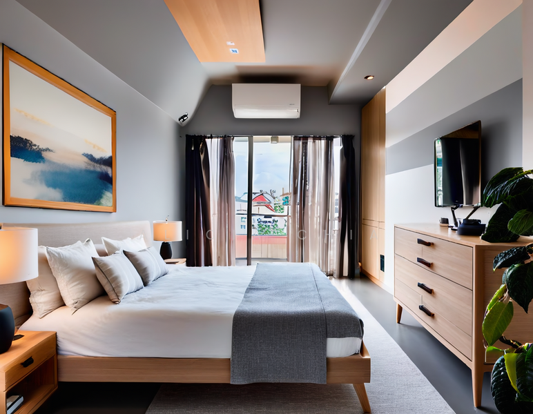 Esta Ruby Condominium For Sale at S$ 2,080,000 | PropertyGuru Singapore - Master bedroom (illustration)