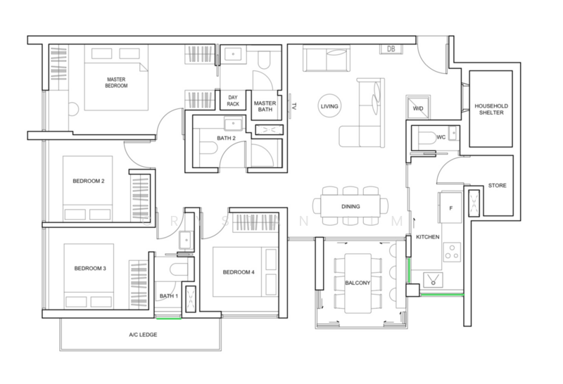 For Sale Only 4 Bedroom Condo Below $2.5m in Kovan