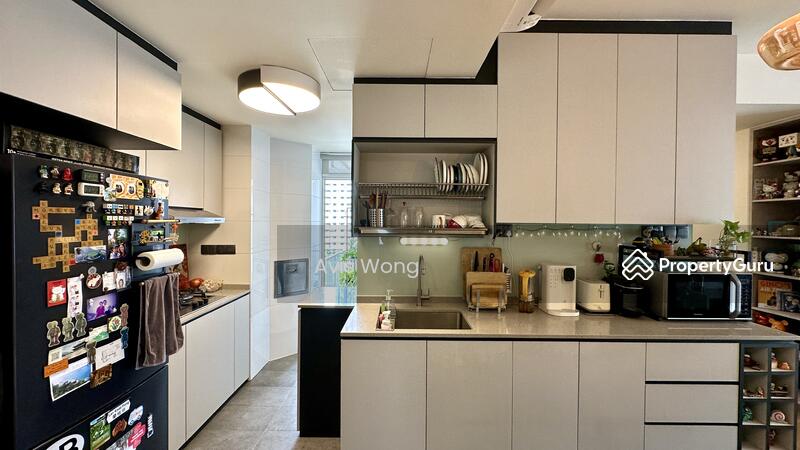 Reconfigured kitchen for seamless flow