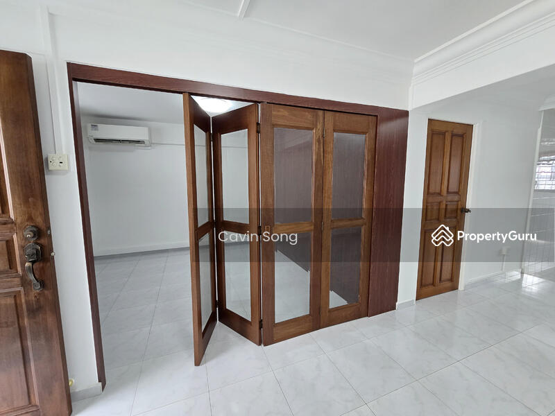 With folding door