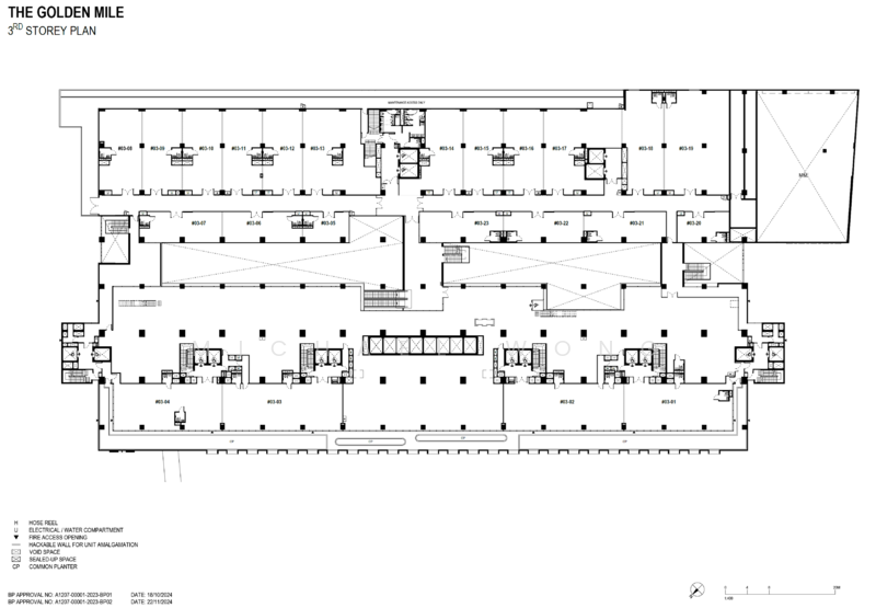 The Golden Mile, 5001 Beach Road, 1,200 sqft, Medical For Sale, by Michael Wong, 60126609 - CommercialGuru.com.sg