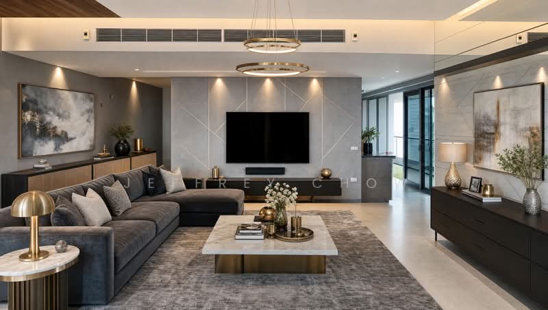 Silversea, , 4 Bedrooms, 2,530 sqft, Condominium For Sale, by Jeffrey Chow, 60127658 - Living Room - PropertyGuru.com.sg