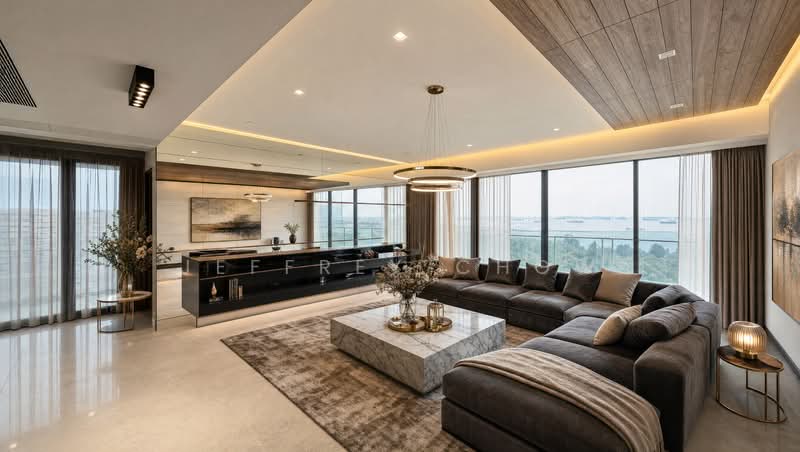 Silversea, , 4 Bedrooms, 2,530 sqft, Condominium For Sale, by Jeffrey Chow, 60127658 - Living Room - PropertyGuru.com.sg