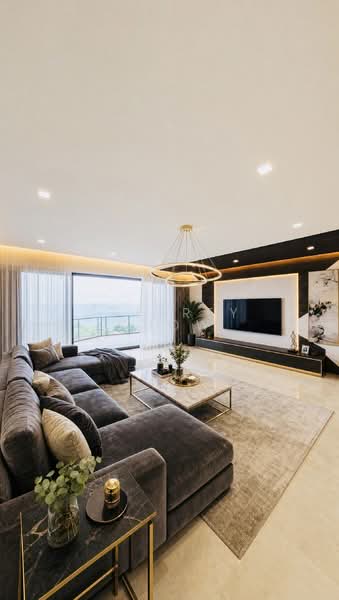 Silversea, , 4 Bedrooms, 2,530 sqft, Condominium For Sale, by Jeffrey Chow, 60127658 - Living Room - PropertyGuru.com.sg