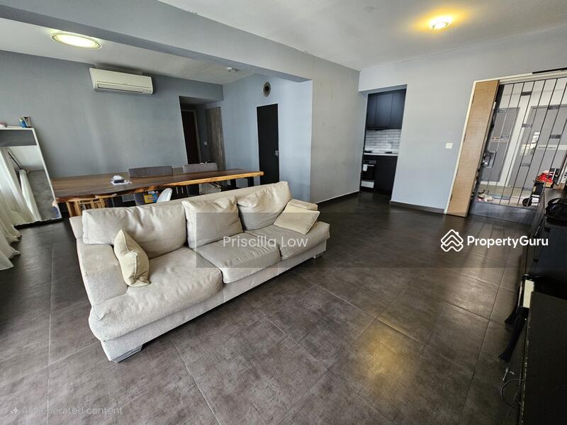 Living Room with Dining Room