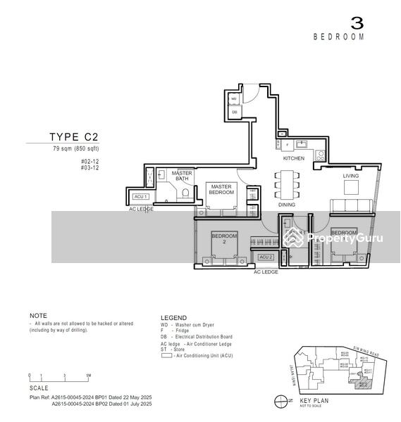 For Sale 3 Bedroom unit 3 min walk to Upper Thomson MRT and within 1 km to Ai Tong school and Catholic High
