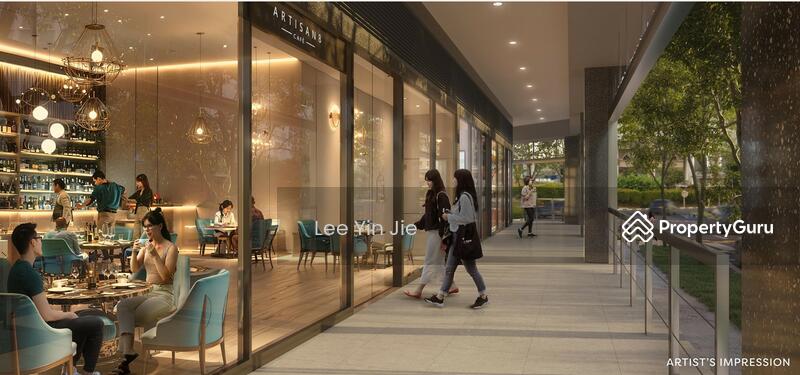 Perspective of commercial units level 1