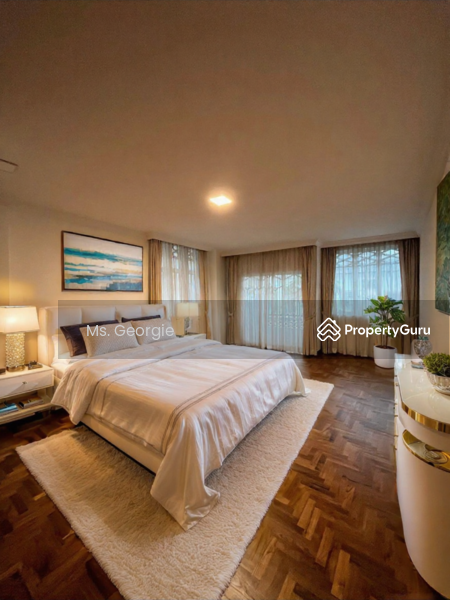 Virtually staged bedroom for reference 