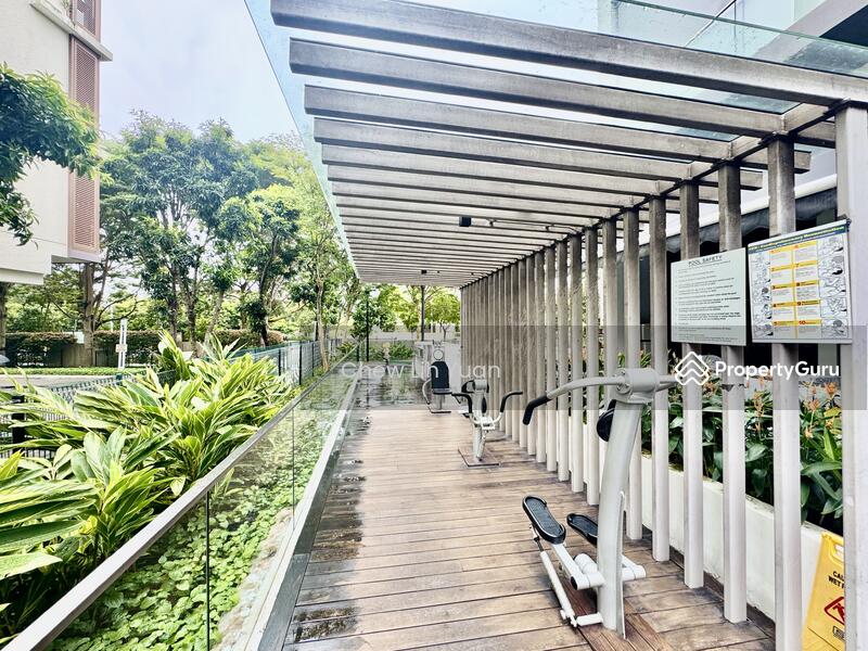 Exercise area and BBQ pit
