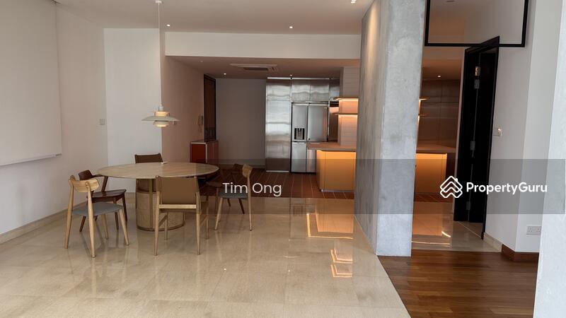 View of dining and partial kitchen