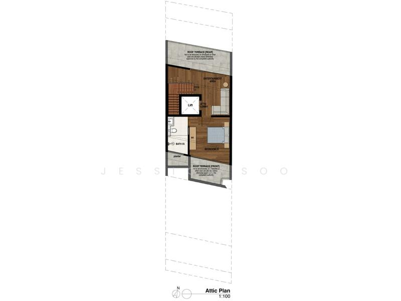 For Sale Brand new, Intermediate terrace, With lift, at Joo Chiat, Ready soon