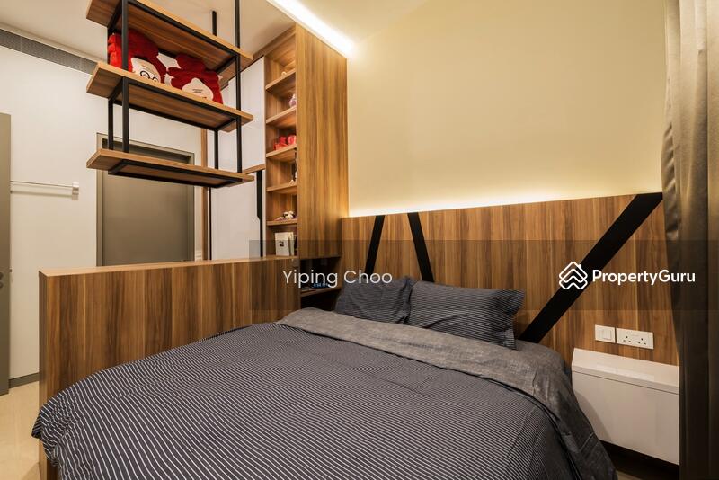 built-in frame for king mattress (open to removing if needed)