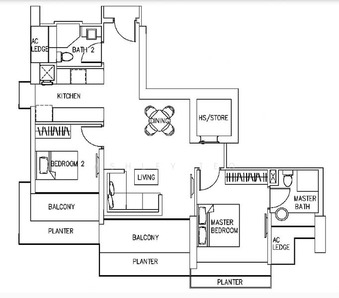 Ascentia Sky, 1 Alexandra View, 2 Bedrooms, 1,012 sqft, Apartment For Sale, by Ashley Teo, 60132757 - PropertyGuru.com.sg