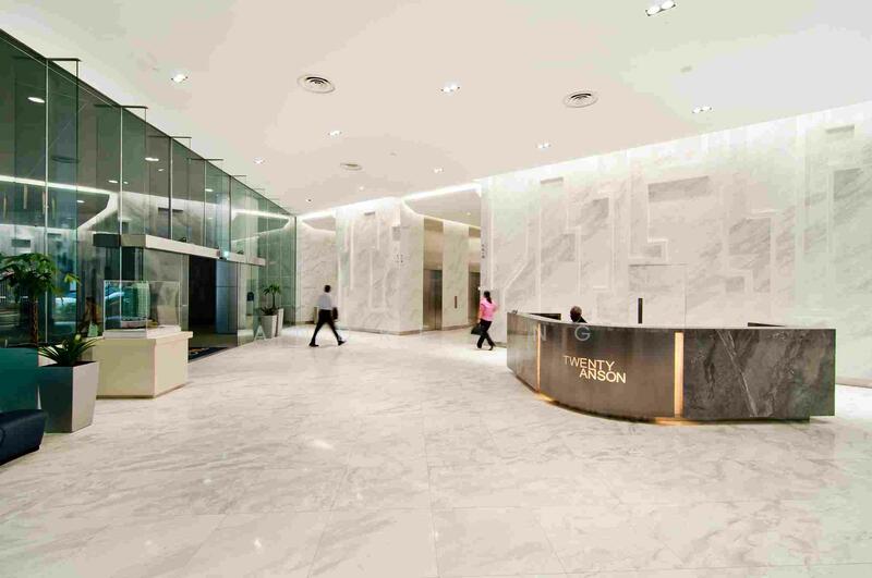 Twenty Anson, 20 Anson Road, 2,500 sqft, Office For Rent, by Andre Ong, 60133692 - Lobby - CommercialGuru.com.sg