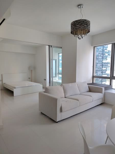 One Shenton, 1 Shenton Way, 1 Bedroom, 581 sqft, Condominium For Rent, by Shawn Soh, 60134983 - Living Room - PropertyGuru.com.sg