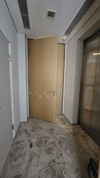 Private lift lobby with bomb shelter