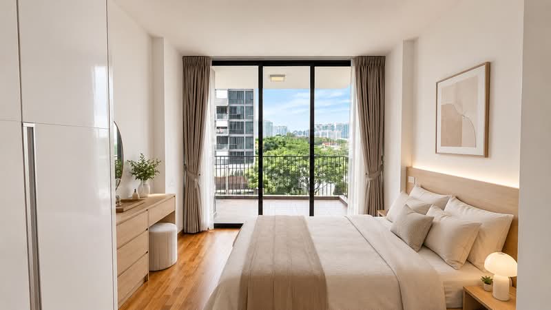 Sant Ritz, 1 Pheng Geck Avenue, 2 Bedrooms, 818 sqft, Condominium For Sale, by Chan Hwee Tze, 60135607 - Bedroom - PropertyGuru.com.sg