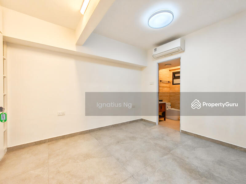 Ganny room with attached bathroom. 