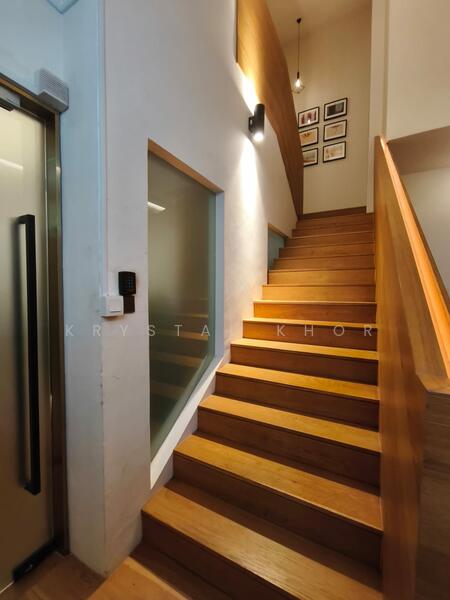 Large Rustic Luxe Double Unit Shophouse w Attic in Tg Pagar, Tanjong Pagar Road Tras Street Craig Road, 3,180 sqft, Office For Rent, by Krystal Khor, 60137890 - Stairs - CommercialGuru.com.sg